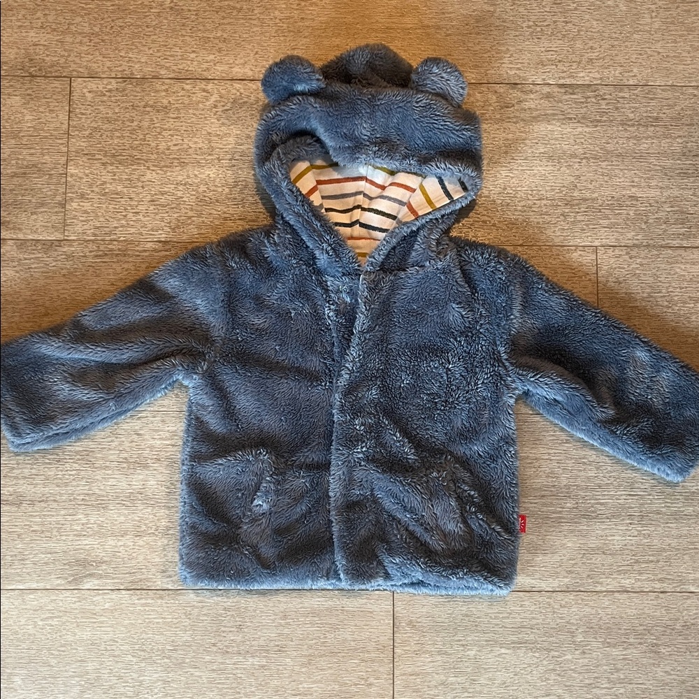 Magnetic Me Striped Lined Hoodie